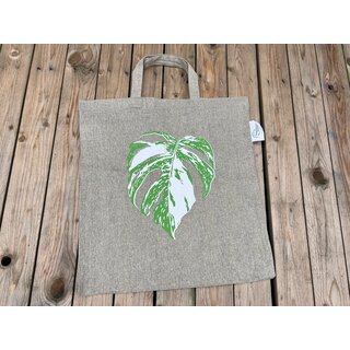 Monstera Baumwoll Tasche