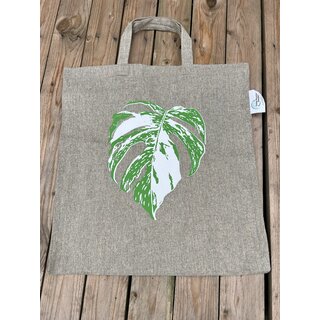 Monstera Baumwoll Tasche